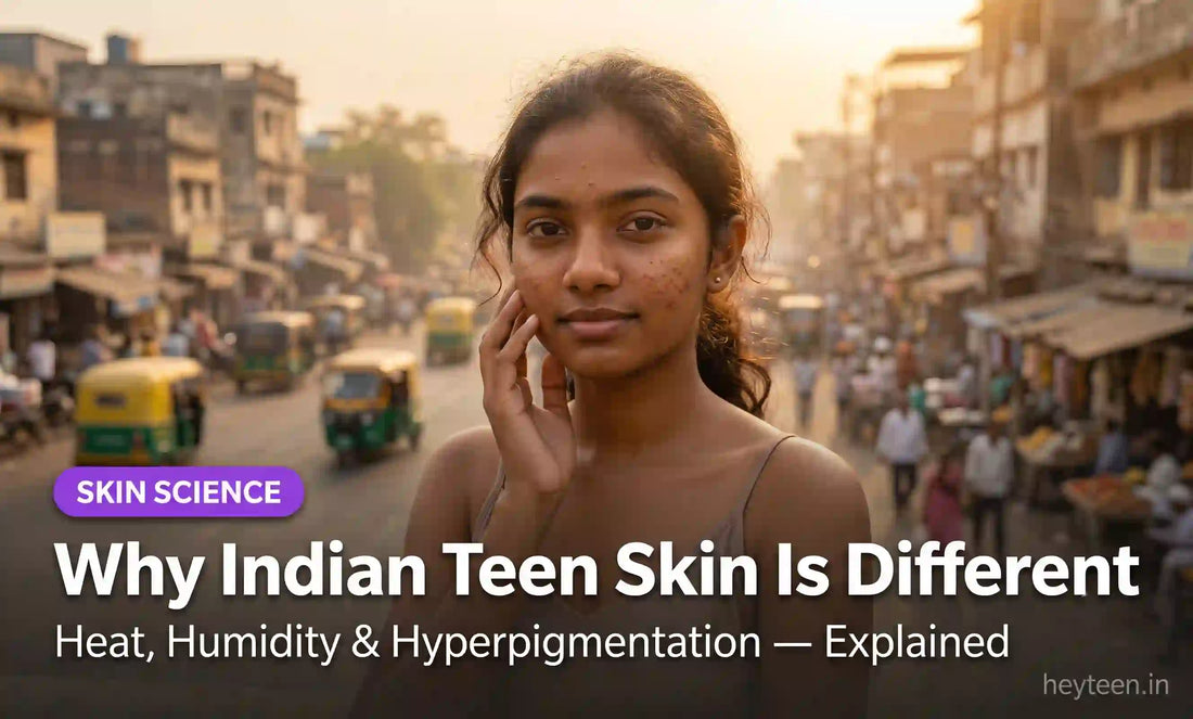 Why Indian Teen Skin Is Different — Heat, Humidity, and Hyperpigmentation Explained