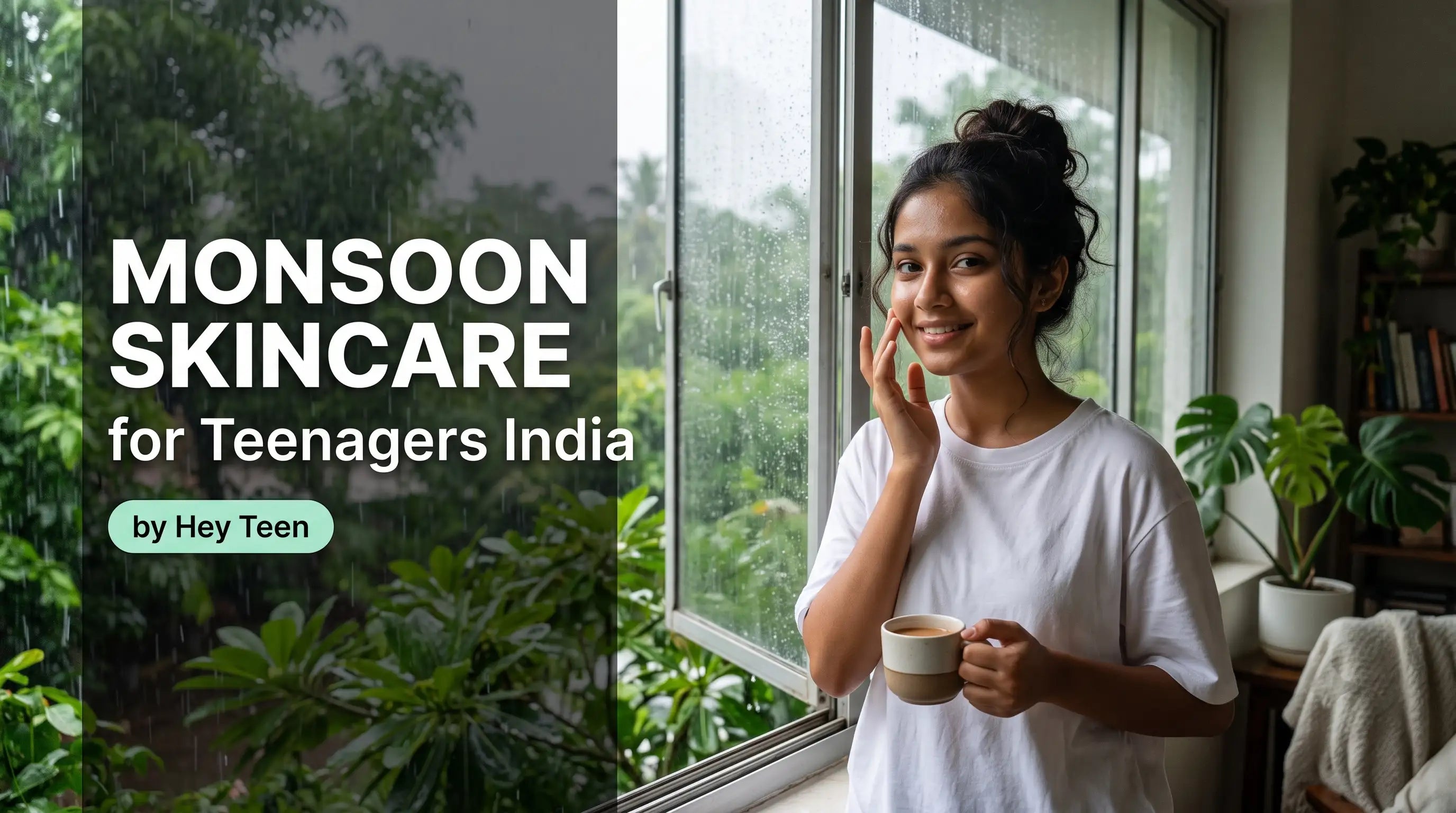 Monsoon Skincare Routine for Teenagers in India 2026 | The Complete Humidity-Proof Guide