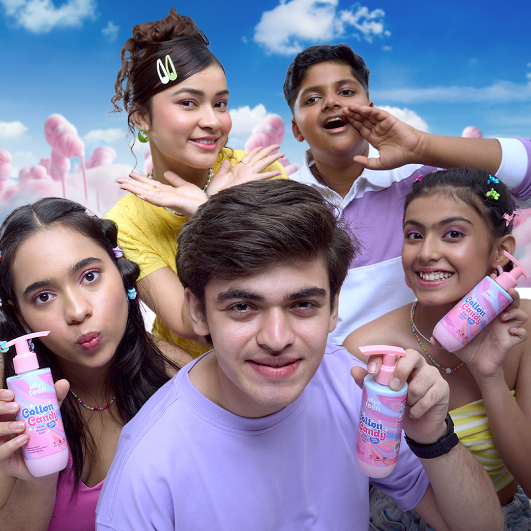 HEY TEEN Cotton Candy Body Lotion | SPF 15, Vitamin B12 & Spirulina ...