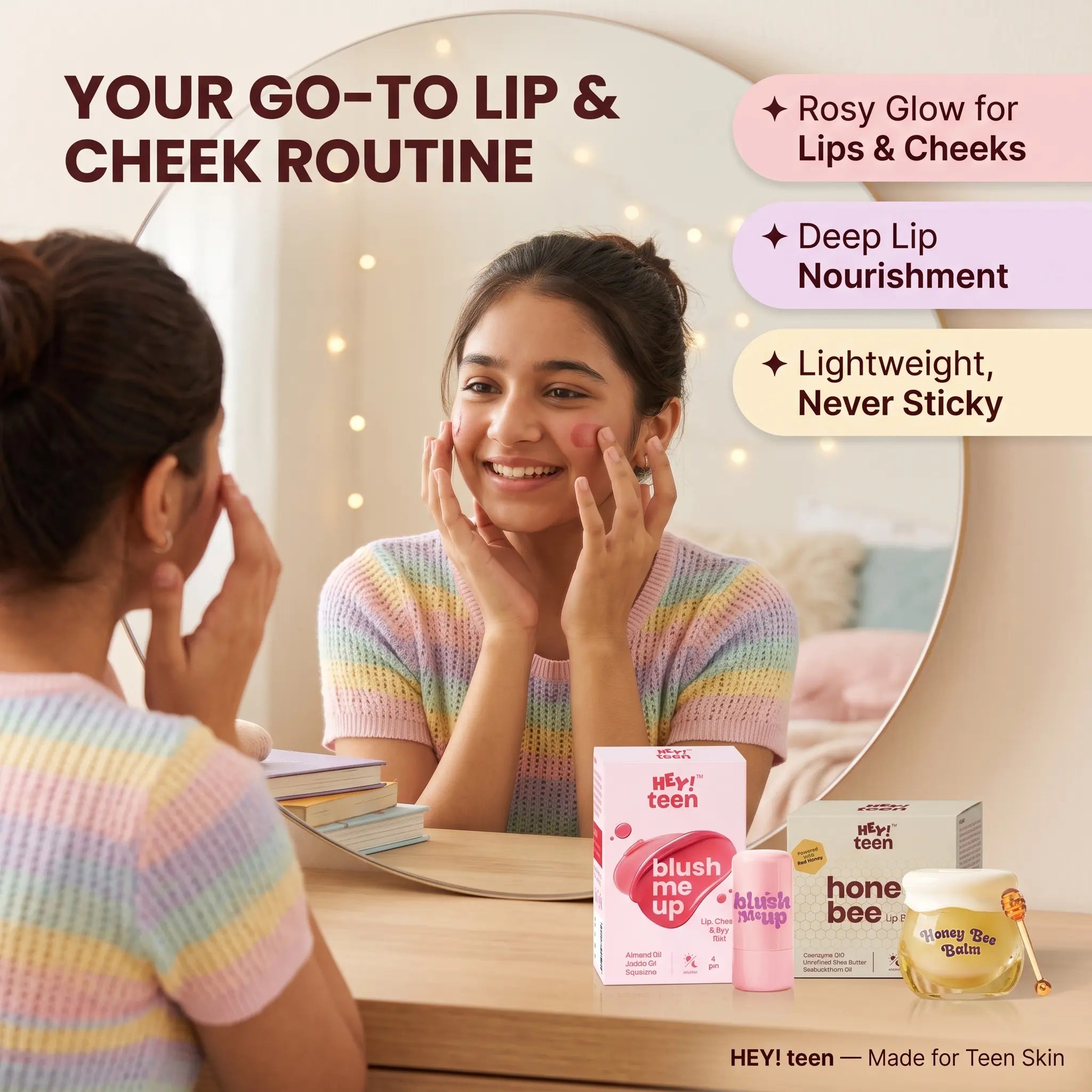 Lip Care Combo (Blush Me Up + Honey Bee Balm)