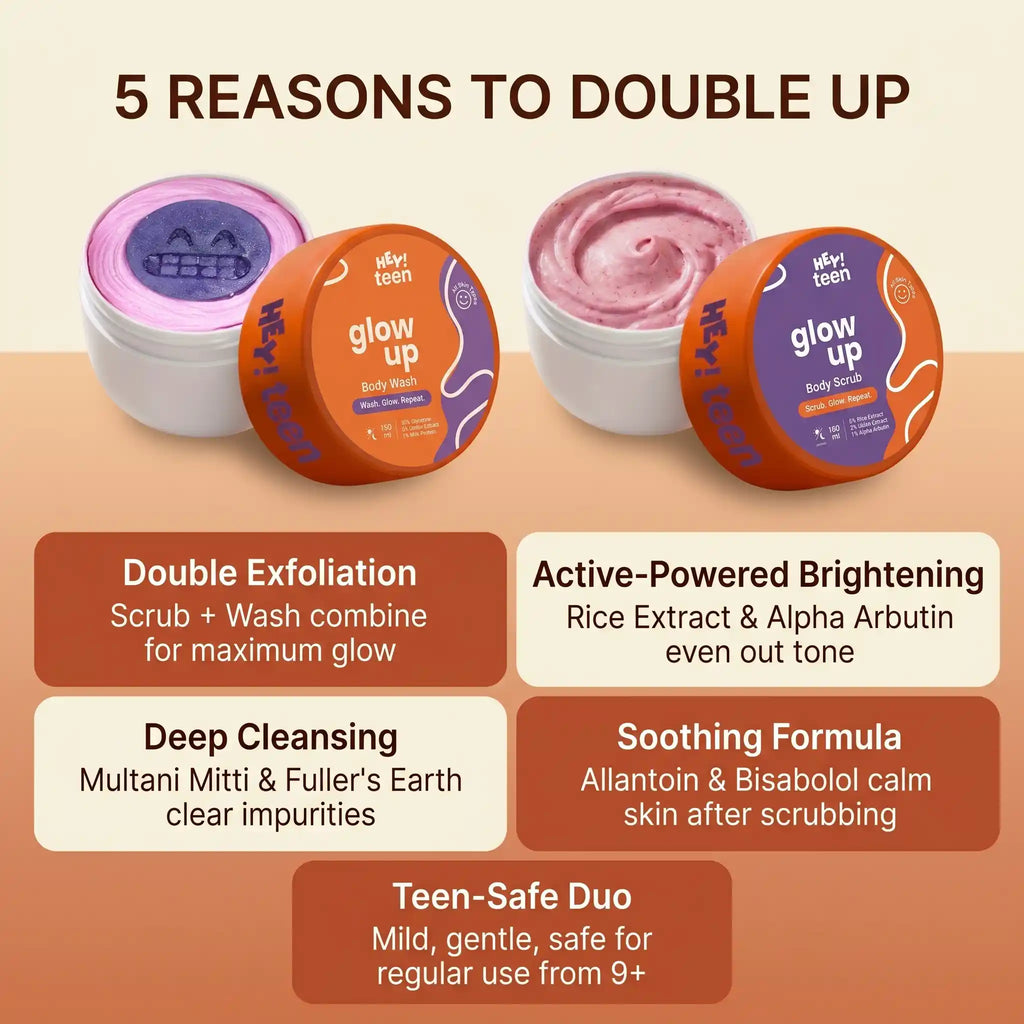 Glow Up Duo (Glow Up Scrub + Glow Up Body Wash)