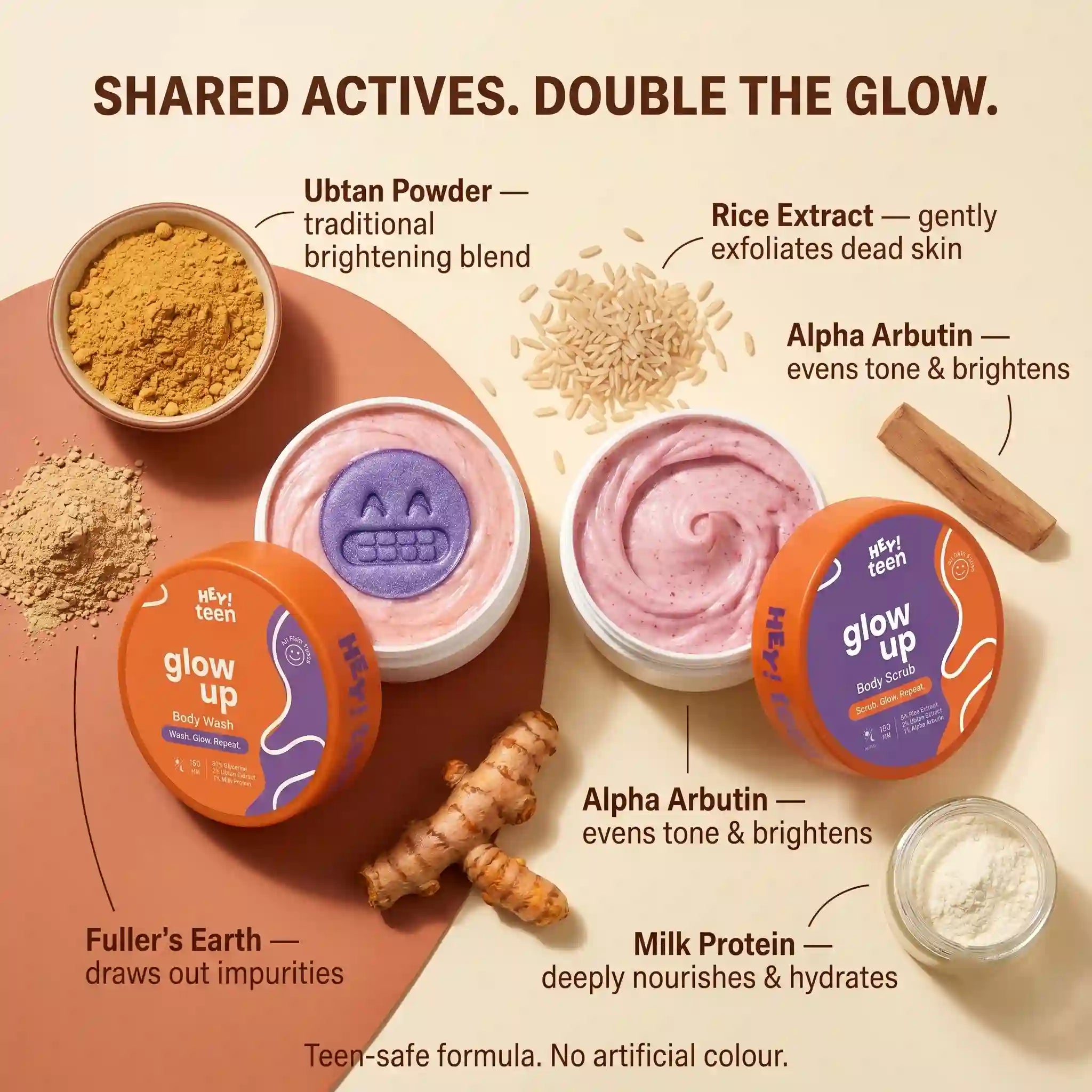 Glow Up Duo (Glow Up Scrub + Glow Up Body Wash)
