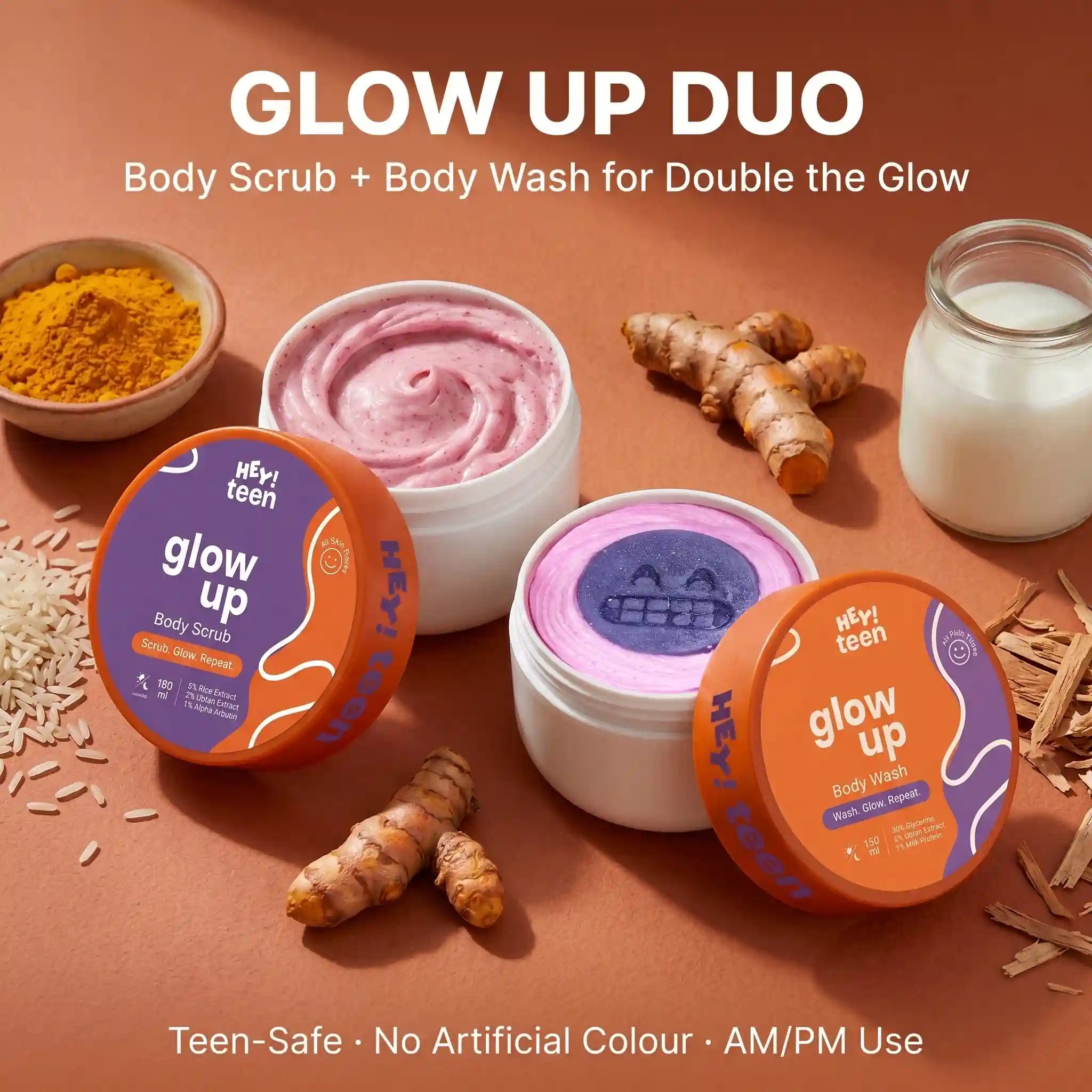 Glow Up Duo (Glow Up Scrub + Glow Up Body Wash)