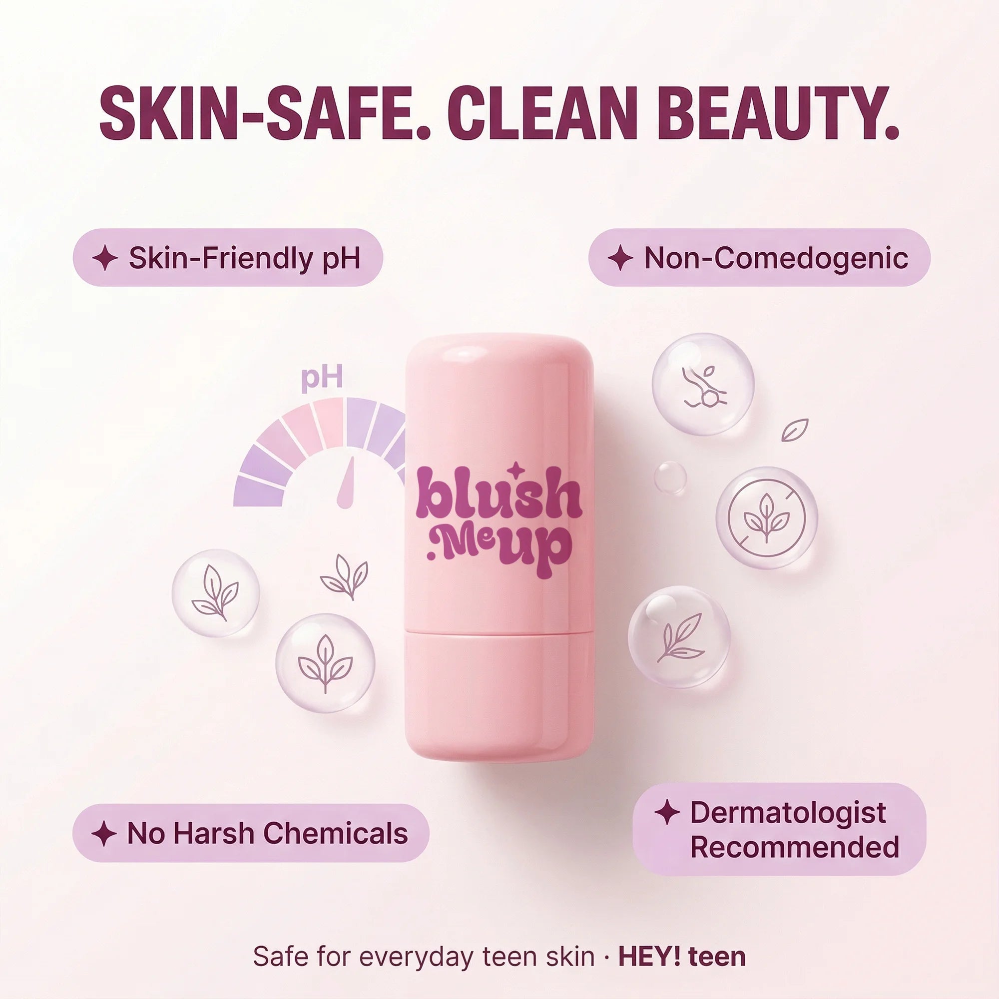 Blush Me Up natural colour tint – Hey Teen teen-safe paraben-free India