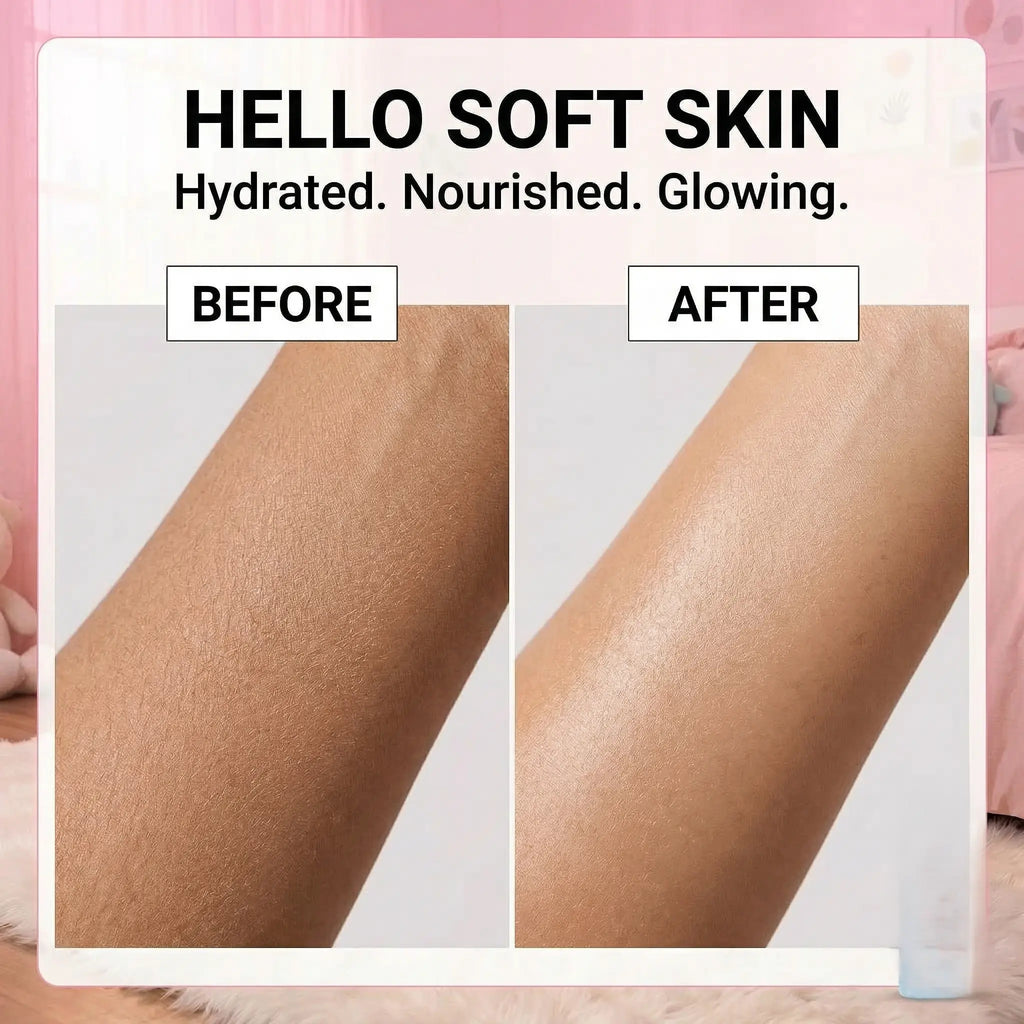 Body Lotion Before and after 