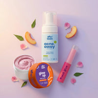 Clear Skin Combo (Acne Away Face Wash + Glow Up Whip Scrub + Peach Glow Tinted Lip Balm)