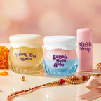 Rakhi Glow Gift Box (Honey Bee + Bubble Gum + Blush Me Up Tint)