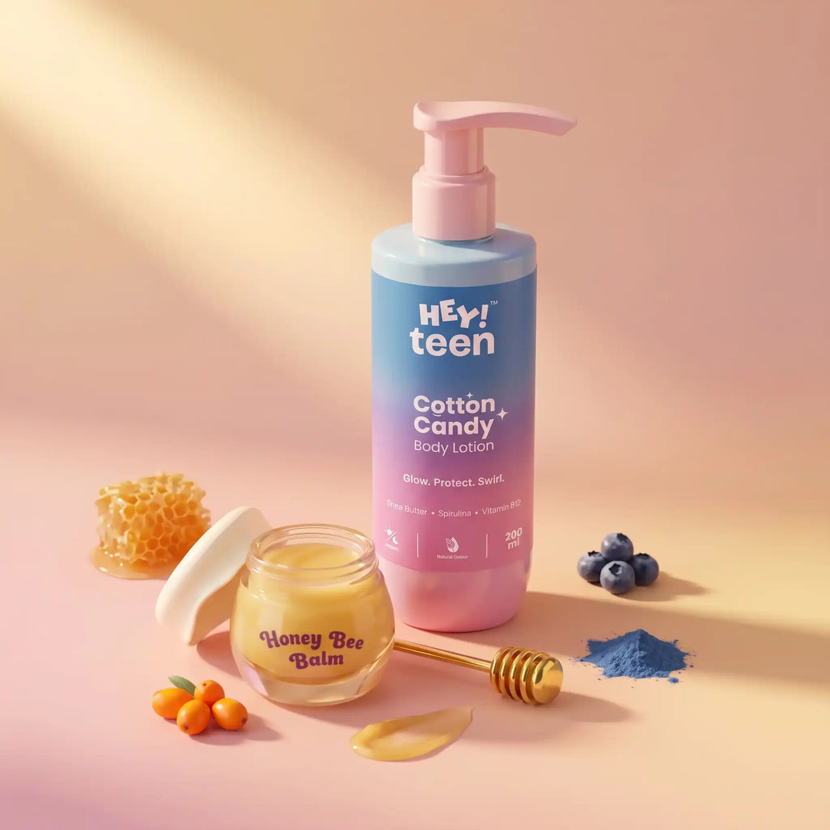 Soft & Sweet Set – Body Lotion + Lip Balm Combo for Teens India