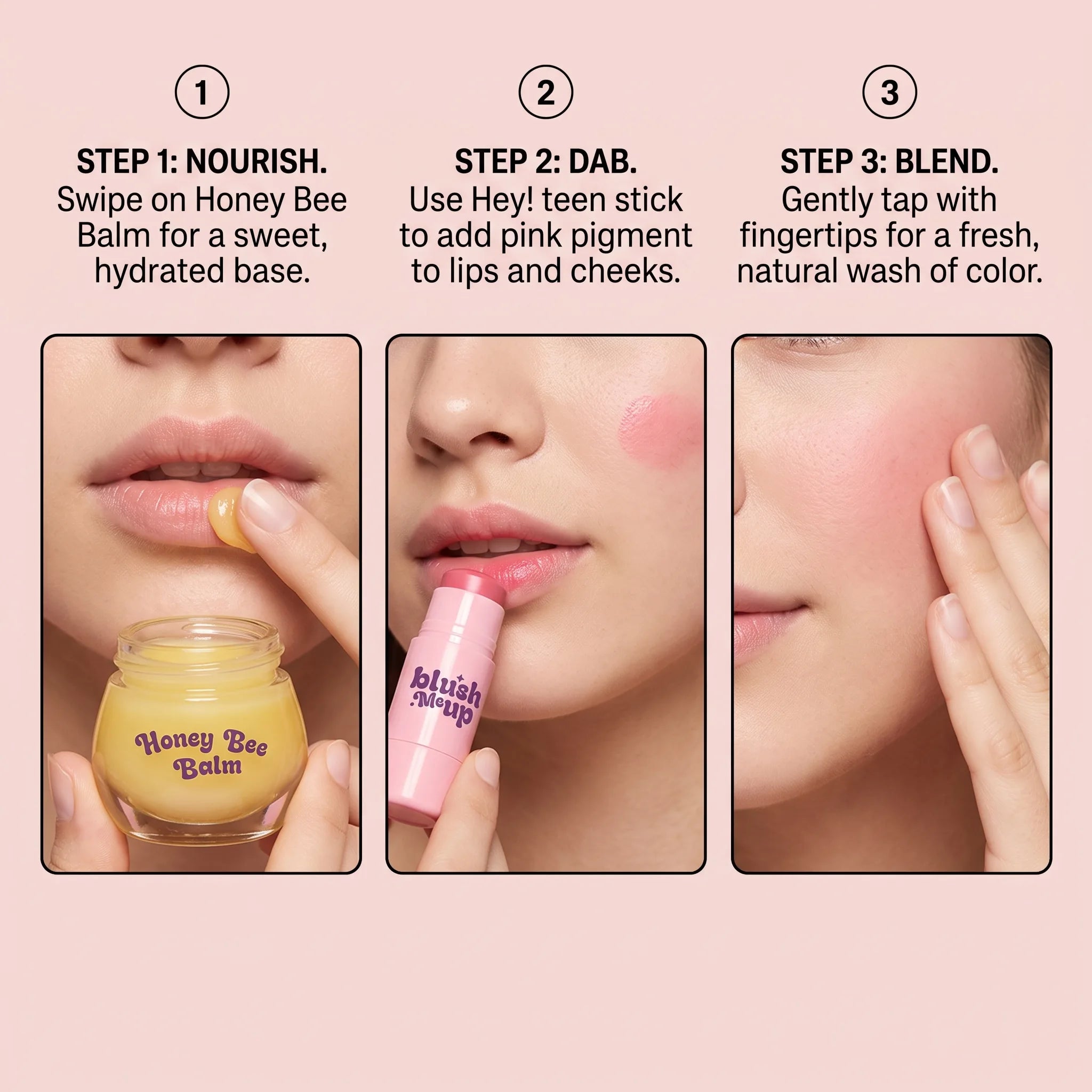 Rakhi Glow Gift Box (Honey Bee + Bubble Gum + Blush Me Up Tint)