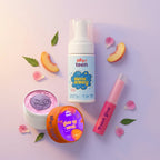Clear Skin Combo (Acne Away Face Wash + Glow Up Whip Scrub + Peach Glow Tinted Lip Balm)