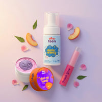 Clear Skin Combo (Acne Away Face Wash + Glow Up Whip Scrub + Peach Glow Tinted Lip Balm)