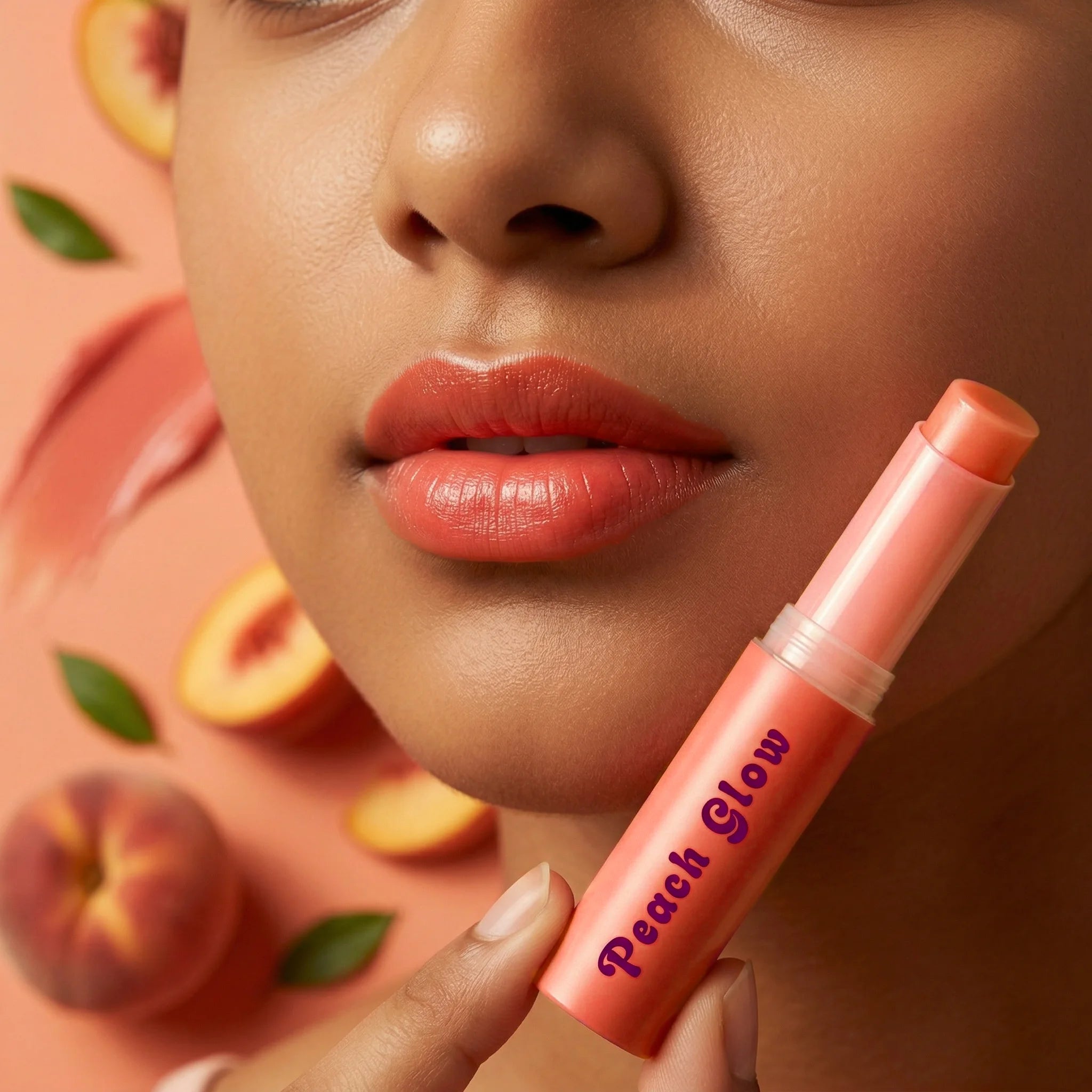 Peach Glow Tinted Lip Balm