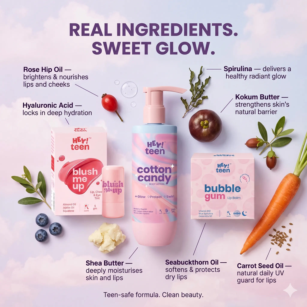 The Sweet Glow Kit (Blush Me Up + Cotton Candy + Bubblegum Bee Balm)