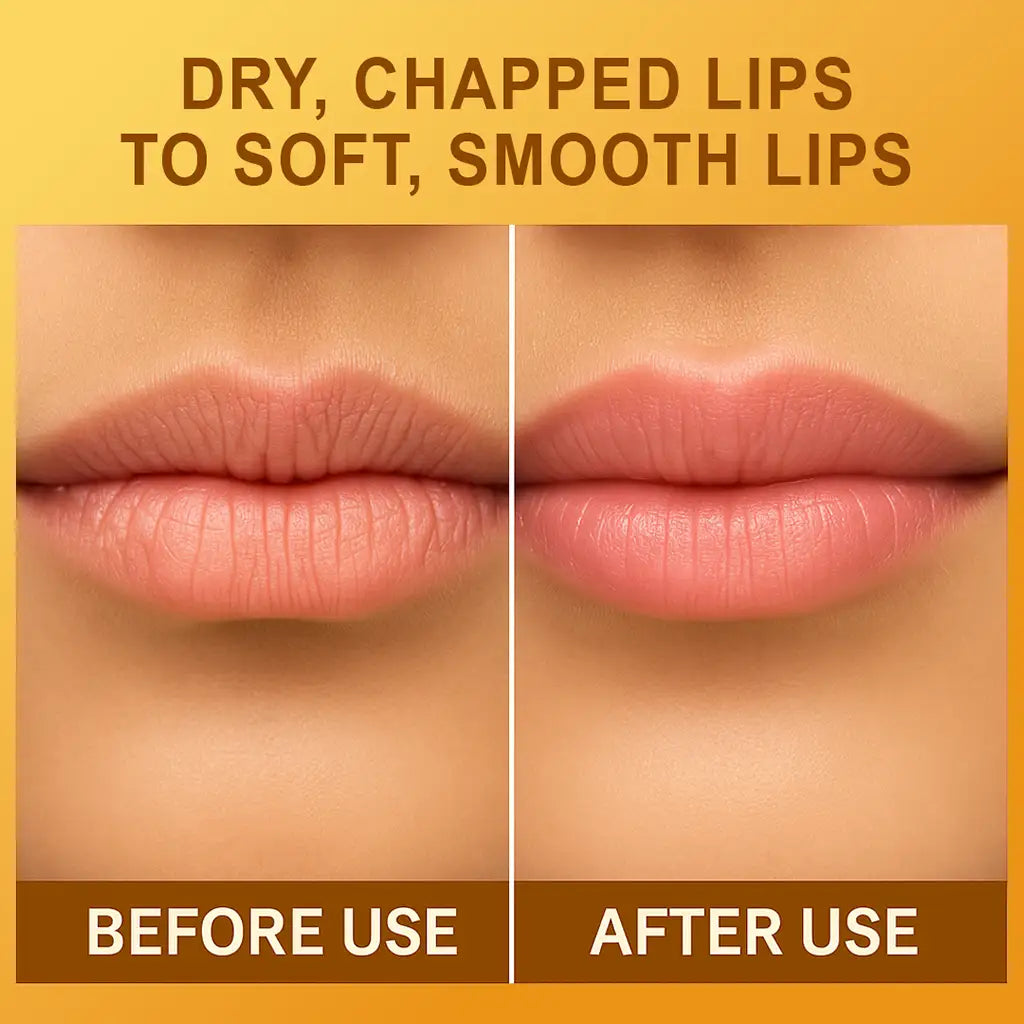 Honey Bee Lip BalmBefore and After