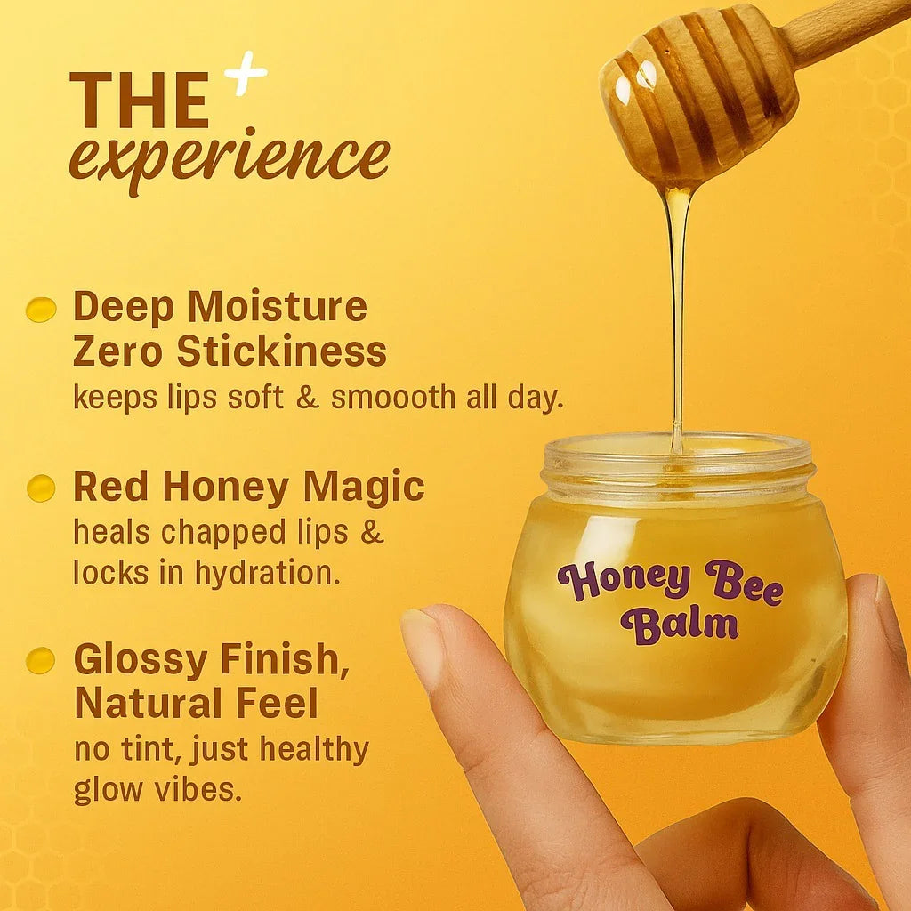  Honey Bee Lip Balm deep moisture zero stickiness – Hey Teen teen skincare India