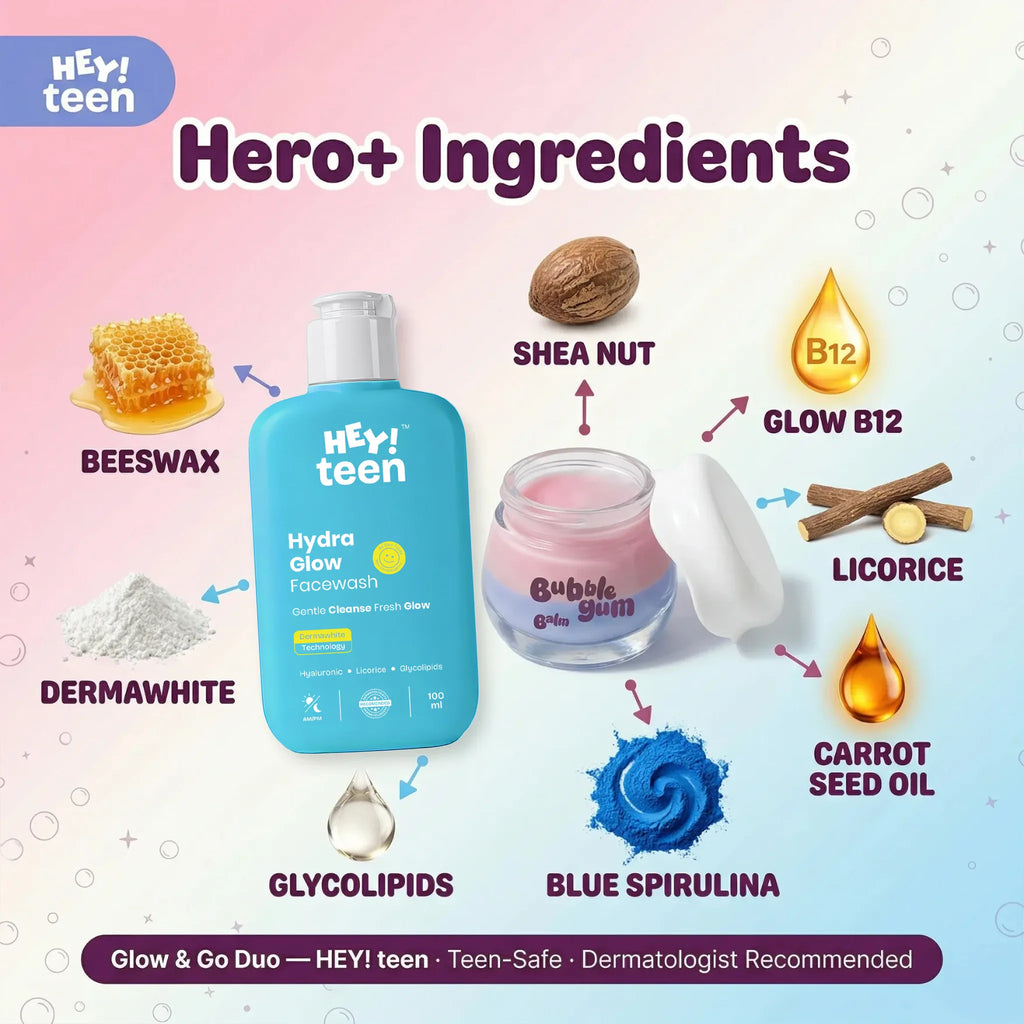 Glow & Go Duo (Hydra Glow Face Wash + Bubblegum Balm)