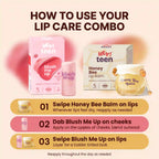 Rakhi Lip Care Combo (Blush Me Up + Honey Bee Balm)