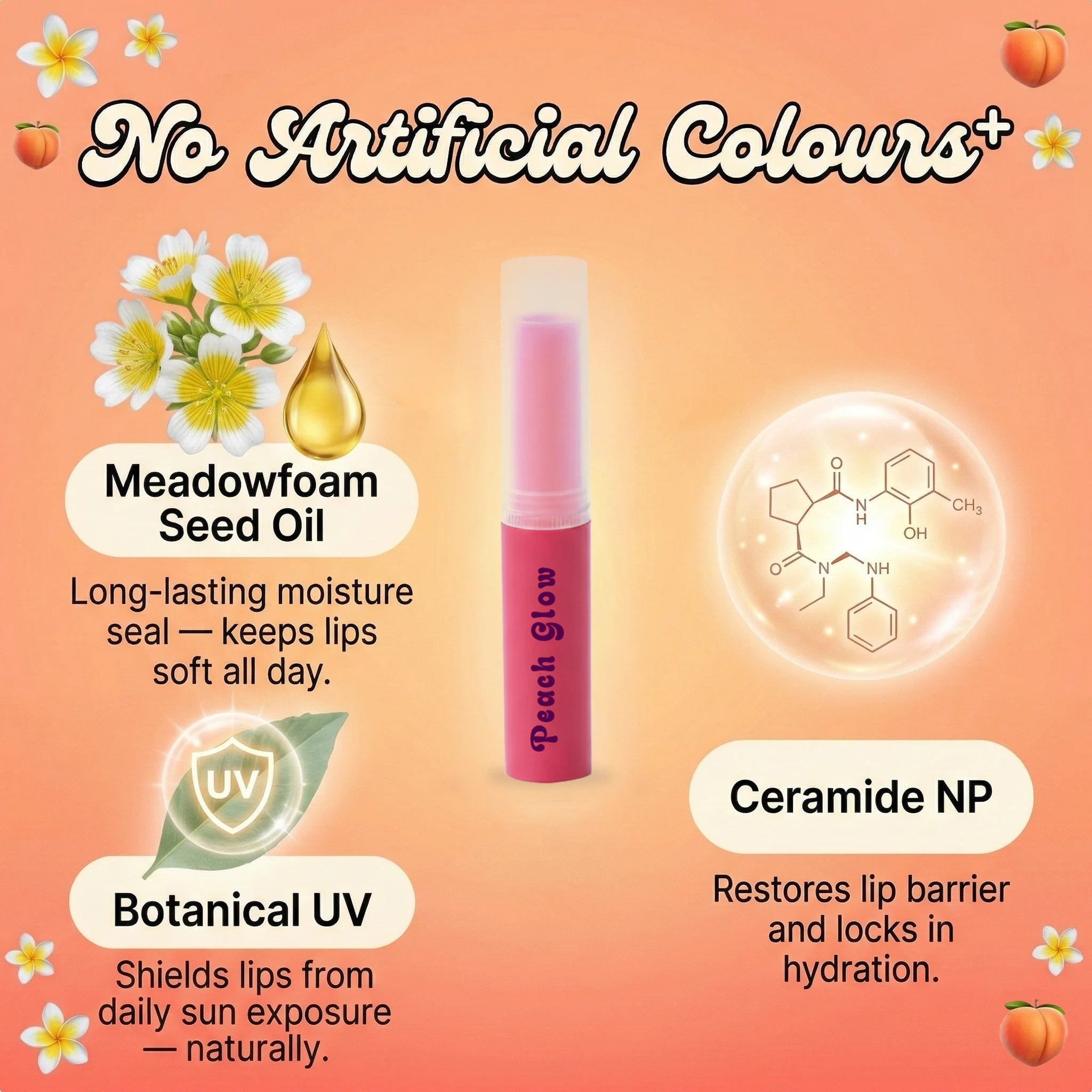 Peach Glow Tinted Lip Balm