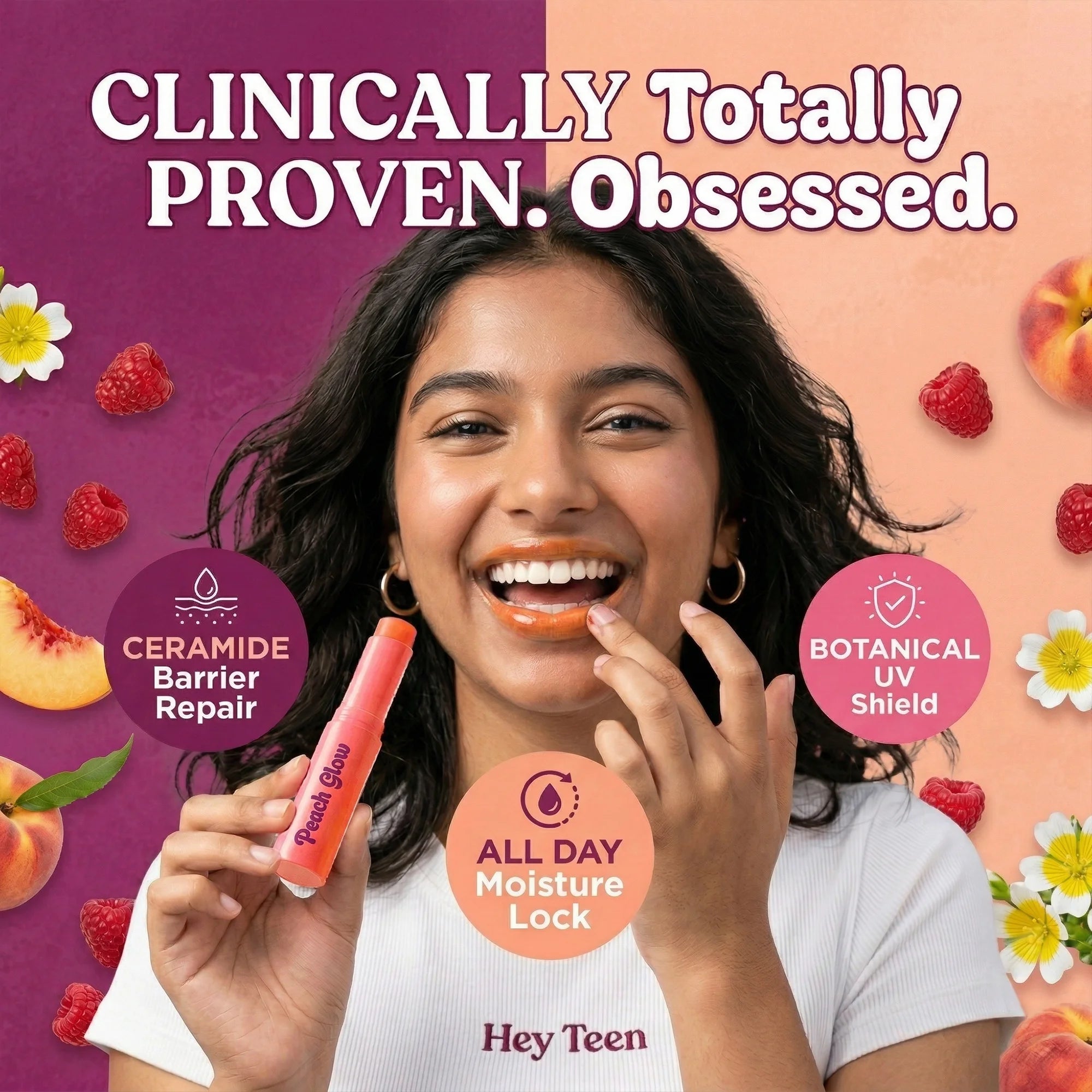 Peach Glow Tinted Lip Balm