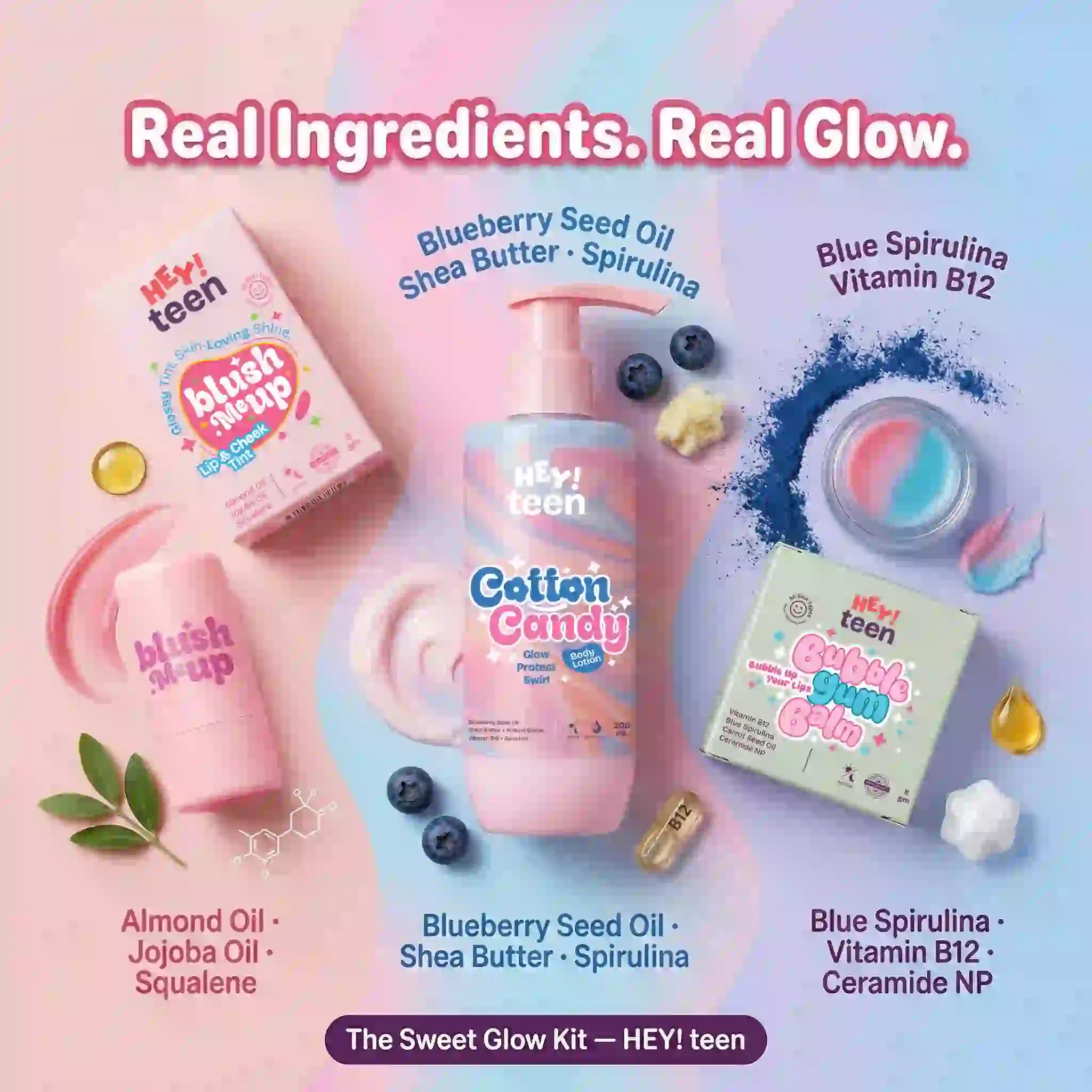 Real Ingredients Sweet Glow kit