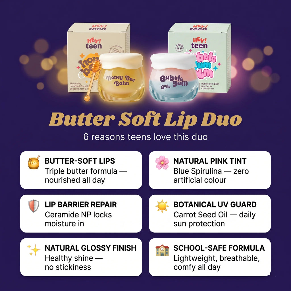 Butter Soft Lip Duo (Bubblegum Bee Balm + Honey Bee Lip Balm)