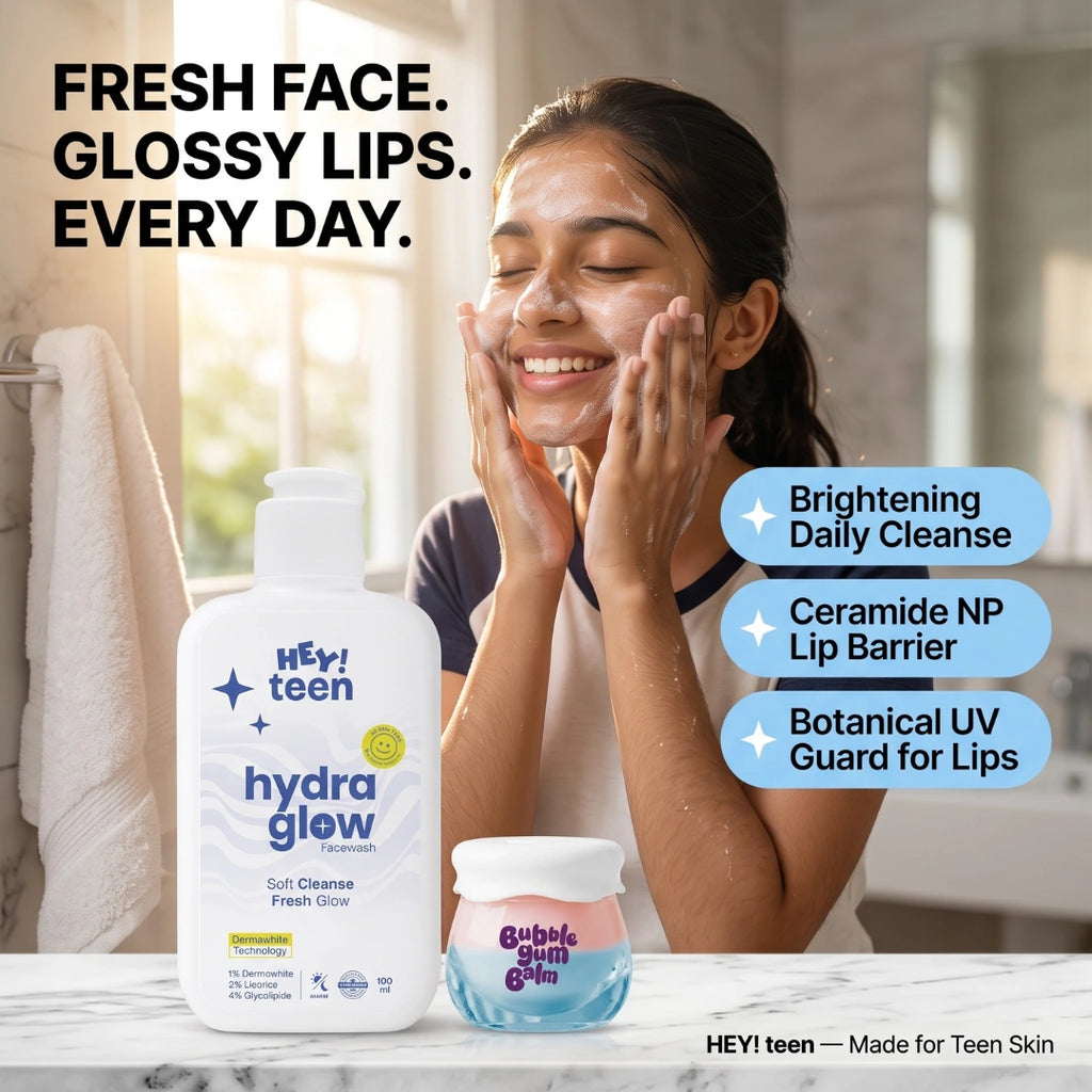 Glow & Go Duo (Hydra Glow Face Wash + Bubblegum Balm)