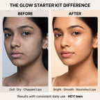 Glow Starter Kit – Face Wash, Body Lotion & Lip Balm for Teens | HEY TEEN