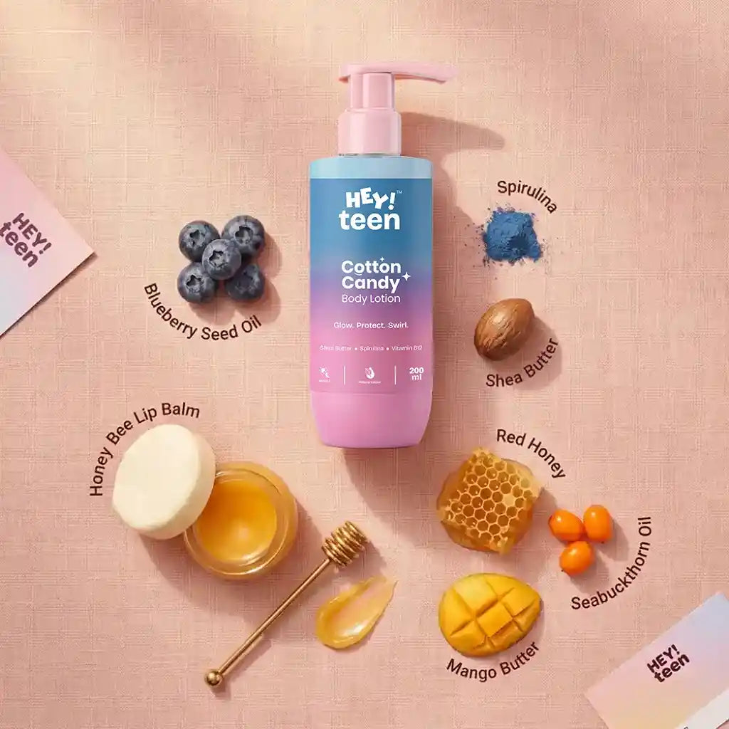 Soft & Sweet Set – Body Lotion + Lip Balm Combo for Teens India