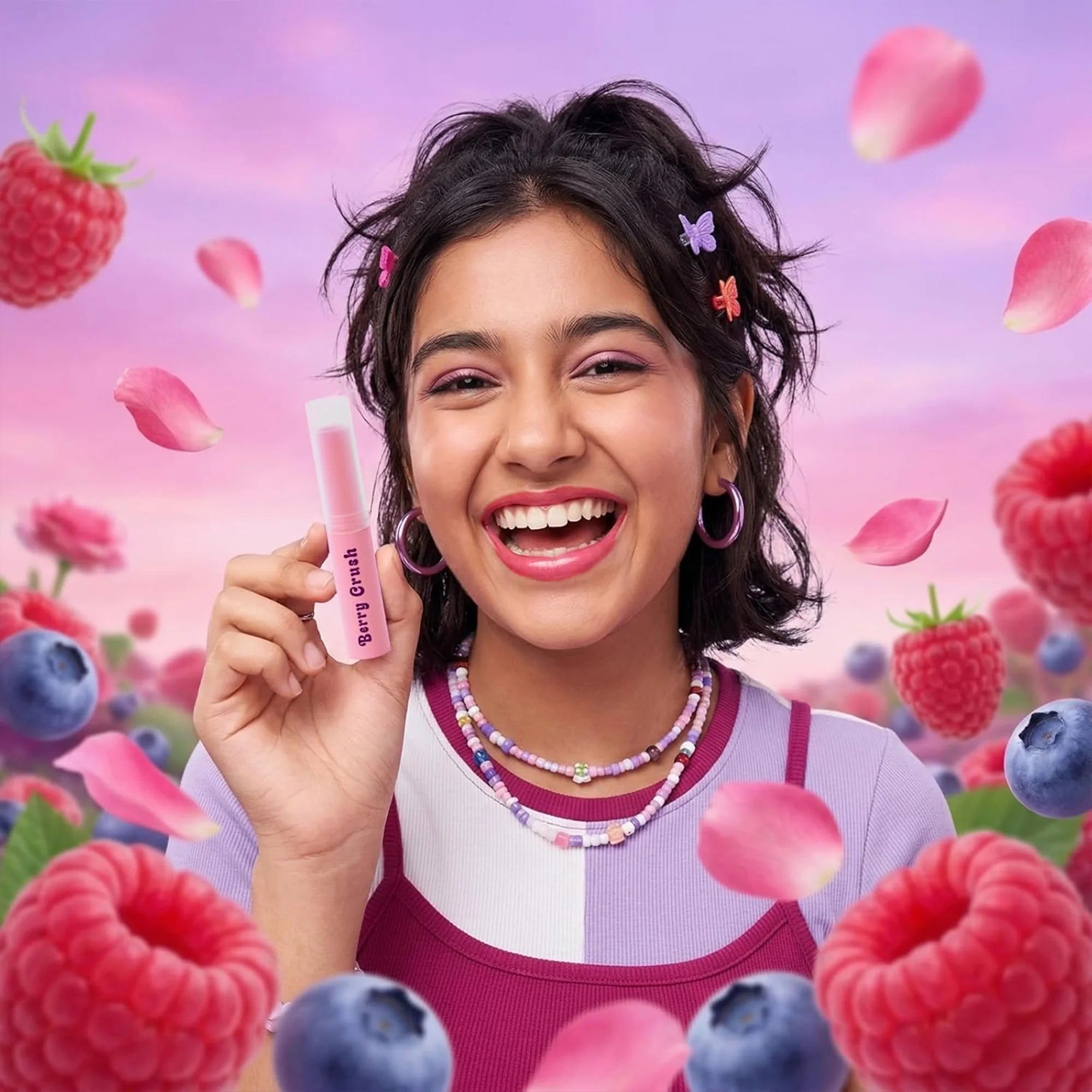 berry crush tinted lip balm